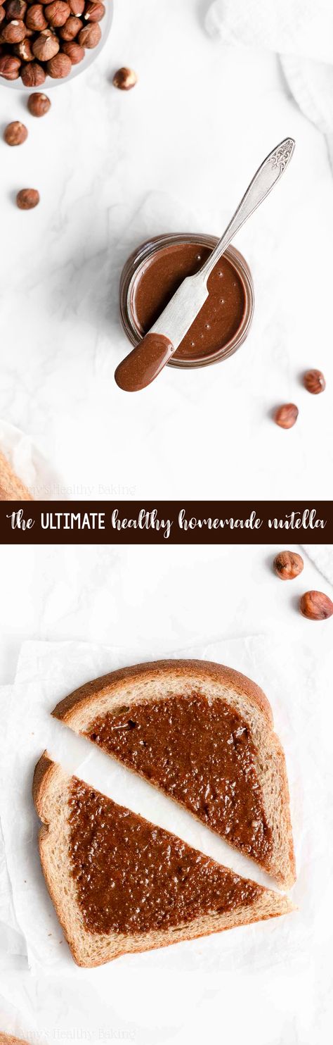 The ULTIMATE Healthy Homemade Nutella – it tastes just like the original! SO easy to make + just 4 ingredients! But no dairy, oil or sugar! This truly is the BEST EVER homemade Nutella! I’m completely OBSESSED!! ♡ best healthy sugar free homemade nutella recipe. vegan low carb paleo homemade nutella. how to make simple easy clean eating homemade nutella. Homemade Nutella Recipes, Nutella Recipe, Vegan Low Carb, Healthy Chocolate Recipes, Homemade Nutella, No Dairy, Easy Clean Eating, Healthy Sugar, Low Carb Vegan