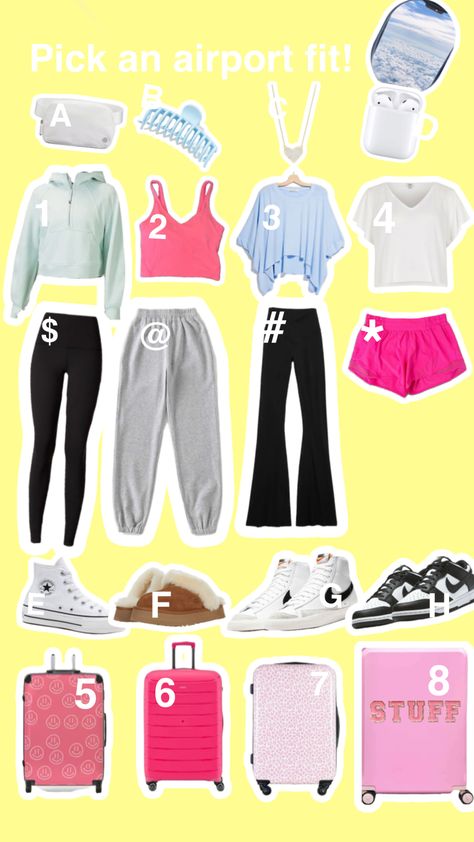 #outfitinspo #chooseyouroutfit #pickanoutfit credit goes to Bella Vbs Outfit Ideas, Preppy Outfits To Wear To School, Outfits For Six Flags, Outfits To Wear To School, Preppy Inspiration, Vbs Themes, Cute Clothing Stores, Cute Modest Outfits, Trip Essentials