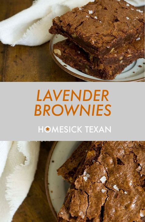 Lavender Brownies, Homesick Texan, Bake Sale, Brownie Recipes, Sweets Treats, Food Lists, Cookie Bars, Monster Cookies, Chocolate Recipes