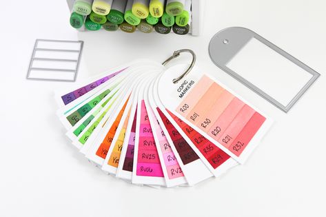 Craft Room Organization Storage, Cathy Zielske, Arc Notebook, Swatch Book, Silhouette Cameo Tutorials, Marker Paper, Learn Calligraphy, Paper Craft Tutorials, Copic Marker