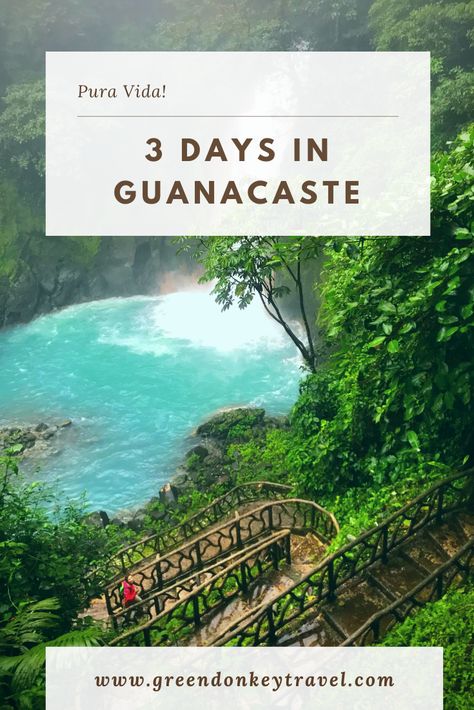 3 days in Guanacaste itinerary.. How do you spend your 3 days weekend? How about short trip to Costa Rica? When I think Costa Rica, two thing that come to my mind: rainforest and bright blue waterfall (surprisingly no beach). If you are like me fascinated about rainforests with its huge green leaves, bright flowers and water dripping everywhere and enjoy hiking Guanacaste province is for you. #guanacaste #rioceleste #tenorio #montaverde 3 Days In Costa Rica, Costa Rico Trip, Things To Do In Guanacaste Costa Rica, Costa Rica Outfits What To Wear, Costa Rica Guanacaste Things To Do, 5 Day Costa Rica Itinerary, Guanacaste Costa Rica Things To Do In, Riu Guanacaste Costa Rica, Coco Beach Costa Rica