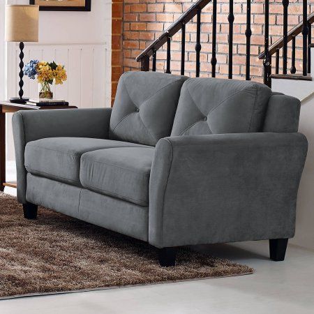 Lifestyle Solutions Zola Loveseat, Dark Grey, Gray Sofa Dark Grey, Dream Patio, Sofa And Loveseat, Sofa And Loveseat Set, Traditional Sofa, Hard Wood, Single Sofa, Loveseat Sofa, Furniture Styles