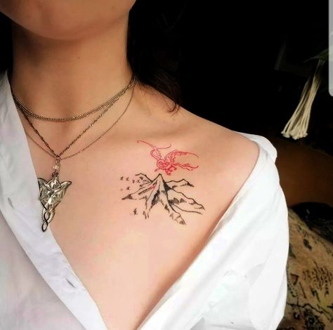 Tragus Tattoo, Smaug Tattoo, Gandalf Tattoo, Turkey Tattoos, Hobbit Tattoo, Tolkien Tattoo, Body Armor Tattoo, Harry Tattoos, Lotr Tattoo