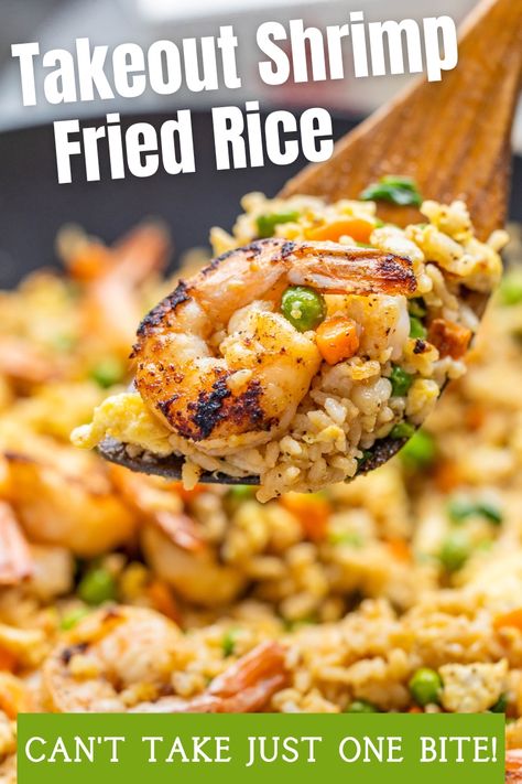 Takeout Shrimp Fried Rice Stir Fry Rice With Shrimp, Shrimp And Fried Rice Recipes, Authentic Shrimp Fried Rice, Shrimp Fried Rice Recipe Chinese, Shrimp Fried Rice Recipe Easy, Fried Rice And Shrimp, Shrimp Fried Rice Easy, Chinese Shrimp Fried Rice, Rice Dinners