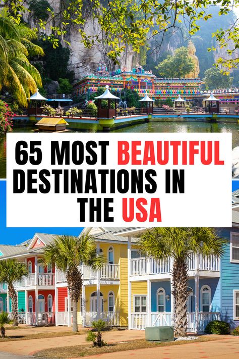 65 Most Beautiful Destinations In The USA! (Stunning Pics!) Beautiful Places In Spain, Beautiful Places In Japan, Places In Usa, Places In Spain, Places In America, Places In Italy, Usa Travel Guide, Beautiful Travel Destinations, Places In Europe