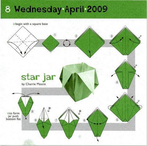 Star Jar Star Jar, Origami Japan, Origami Boxes, Origami Box, Paper Board, Origami Design, What To Make, Jar Crafts, Crepe Paper