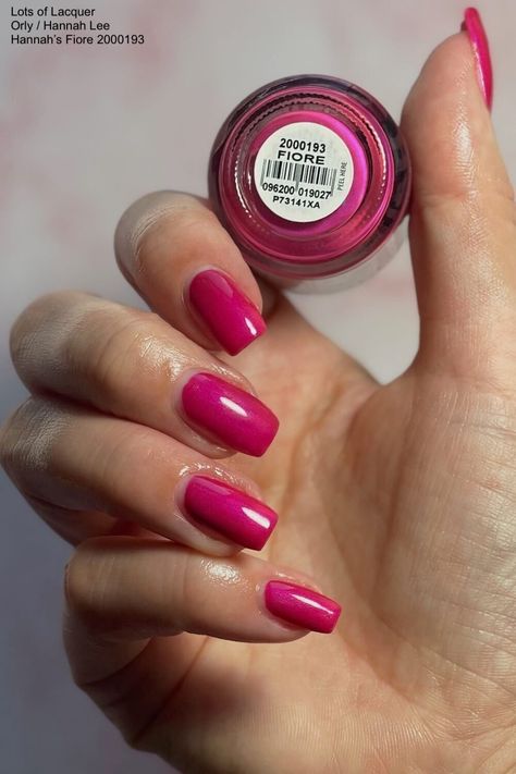 Majenta Color Nail Art, Fuschia Nails, Magenta Nail Polish, Magenta Nails, Lime Green Nails, Pink Nail Colors, Color Magenta, Pink Nail Polish, Pink Nail