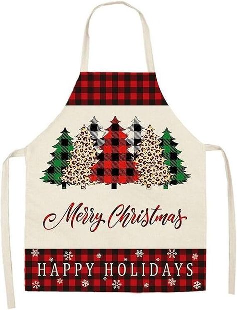 Amazon.com: Kovewon Christmas Aprons for Women Men Red Holiday Kitchen Cooking Apron Adults Buffalo Plaid Apron for Grilling Baking Gardening : Home & Kitchen Plaid Apron, Aprons For Women, Kitchen 2024, Baking Crafts, Diy Apron, Party Cooking, Apron Pattern, Christmas Dinner Party, Cleaning Kitchen