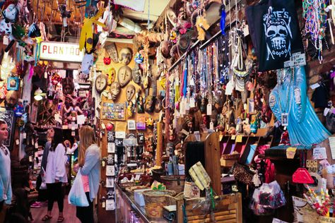 There's more to voodoo than pin cushions and dolls. Learn about the historical and spiritual significance of the religion"”and the woman who helped revive it in the city"”at this store that triples as a museum and shrine. You'll find a mix of kitschy souvenirs up front and a spiritual advisor in the back, who performs readings just by feeling your pressure points. Whether you're a believer or not, Marie Laveau's is a spot that's uniquely New Orleans. Yoruba Deities, Voodoo Shop, New Orleans House, New Orleans Voodoo, Marie Laveau, New Orleans Vacation, Voodoo Hoodoo, Visit New Orleans, Spiritual Advisor