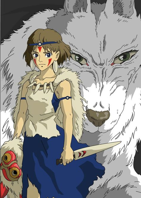 Princes Mononoke, Princess Mononoke Cosplay, Anime Disney, Chihiro Y Haku, Studio Ghibli Movies, Studio Ghibli Art, Princess Mononoke, Ghibli Movies, Ghibli Art