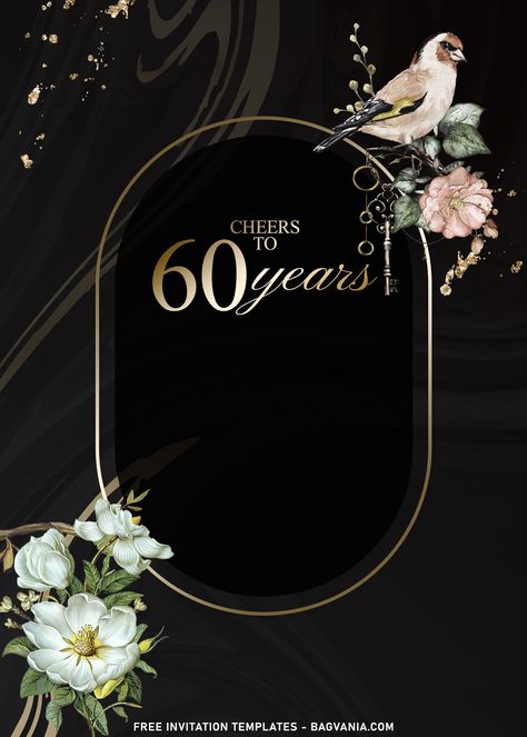 Download 7+ Elegant Liquid Marble And Blush Flowers Birthday Invitation Templates #free #freeinvitation2019 #birthday #disney #invitations #invitationtemplates Save The Date Ideas For 60th Birthday, 60th Birthday Invitation Card Template, 60th Birthday Invite Template, 60 Invitation 60th Birthday, Black And Gold Birthday Invite Template, Flower Birthday Invitations, Design Flyers, Liquid Marble, Beautiful Meaning