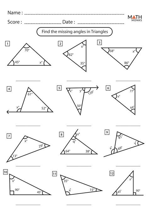 Gcse Angles In Polygons Worksheet - Thekidsworksheet Polygons Worksheet, 10th Grade Geometry, Geometry Angles, Triangle Angles, Geometry Formulas, Perimeter Worksheets, Angles Worksheet, Triangle Worksheet, Geometry Worksheets