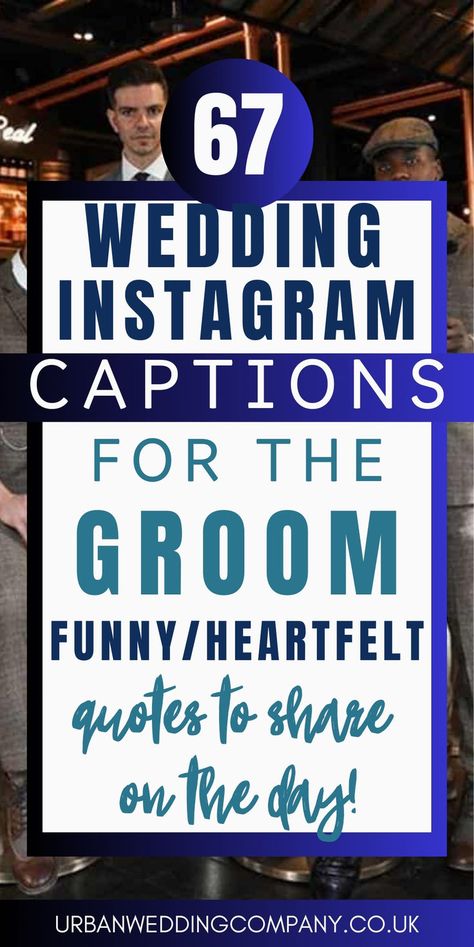 67 Wedding Instagram captions for grooms to share on the wedding day and all other wedding events.. not sure how to caption your social media image for each wedding activity? we have you covered with funny, romantic, heartfelt captions and quotes. Wedding Instagram Captions, Heartfelt Captions, Say It Right, Wedding Day Quotes, Wedding Captions For Instagram, Wedding Activity, Wedding Captions, Social Media Image, Wedding Readings