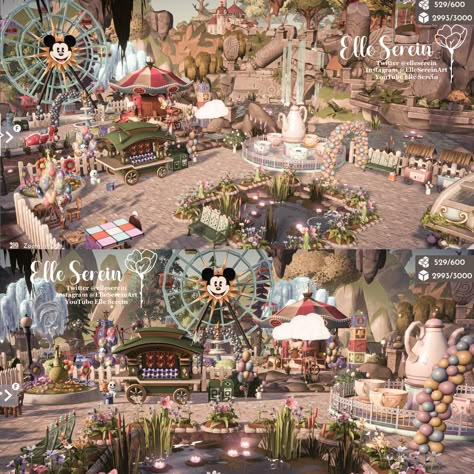 Theme park in disney dreamlight valley #disneydreamlightvalley #dreamlightdesign #dreamlightvalleyideas Disney Dreamlight Valley Home Design, Disney Dreamlight Valley Carousel, Disney Dreamlight Valley Boardwalk, Dreamlight Valley Disney Park, Dreamlight Valley Carnival Ideas, Dream Light Valley Theme Park, Dreamlight Valley Boardwalk, Disney Dreamlight Valley Theme Park Ideas, Disney Dreamlight Valley Fall