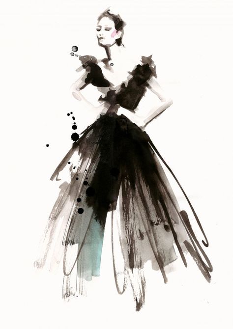 Black And White Fashion, Photoshop Techniques, Fashion Illustration Watercolor, Afrique Art, Fashion Illustrations Techniques, Illustration Techniques, Creation Art, Creative Photoshop, Watercolor Fashion