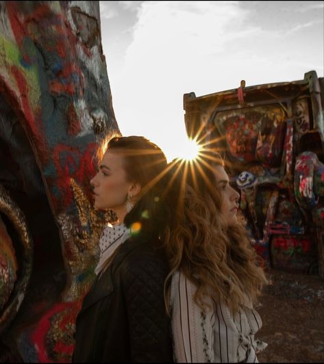 Cadillac Ranch Photoshoot, Ranch Photoshoot, Cadillac Ranch, Amarillo Tx, Cross Country, Picture Ideas, Cadillac, Road Trip, Vogue