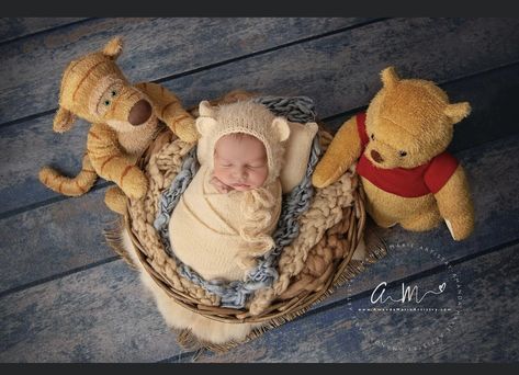 Winnie The Pooh Baby Photo Shoot, Winnie The Pooh Announcement, Maternity Photography Winnie The Pooh, Winnie The Pooh Maternity Photo Shoot, Winnie The Pooh Newborn Pictures, Winnie The Pooh 6 Month Photos, Winnie The Pooh Newborn Photography, Disney Newborn Pictures, Pooh Newborn Pictures