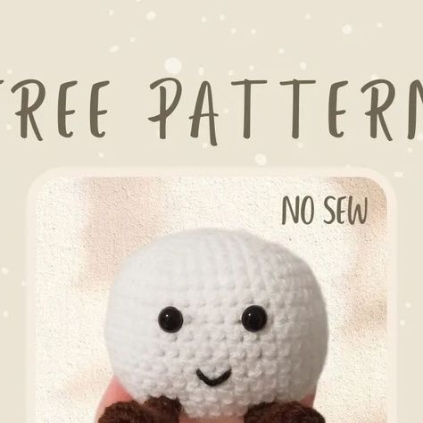 Purfect.crochet 🐾 on Instagram: "❄️Free NO SEW Amuseable Snowball Pattern ❄️ ( Intermediate version)  This pattern is inspired by the Amuseable Snowball by @jellycat.   My first ever NO SEW free pattern is finally here! 🙌💕  Go check out my beginner friendly version, too, in my profile!   A big thank you for all of my testers for making this happen ❤️  (Go check out their amazing versions in the tester appreciation post!)   If you use this pattern to crochet your own snowball and post on social media, please remember to tag me (in/on the picture, not only caption 😉)! I look forward to seeing your fabulous works! (I will post it in my story) 🤗  I will be releasing more free patterns in the future, so stay tuned! 🤭  P.S. Feel free if you have any questions about the pattern ☺️  -------- Jellycat Crochet Pattern, Crochet Snowballs, Jellycat Crochet, Crochet Jellycat, Sew Free Pattern, Squishy Crochet, Crochet Eyes, Crochet Design Pattern, Looking Forward To Seeing You