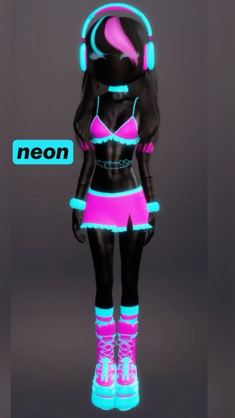 Di Bright Outfit, Dress To Impress Outfits Roblox Game Valentines Heartbreak Theme, Dti Neon Theme Outfit, Dti Theme Neon, Neon Outfit Dress To Impress, Dress To Impress Theme Neon, Dress To Impress Neon Theme, Dti Single Colour Outfit, Neon Dti Outfit