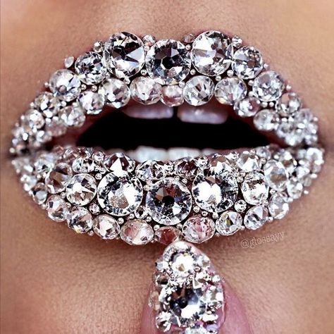 Diamond Lips, Lip Artwork, Pop Art Lips, Lips Art Print, Lip Art Makeup, Lipstick Designs, Nice Lips, Lipstick Art, Makeup Eye Looks