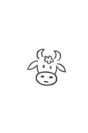 Simple Wood Projects, Cow Tattoo, Cow Drawing, Sketches Doodles, Mini Tattoo, Cute Easy Doodles, Cute Tiny Tattoos, Easy Doodle Art, Small Drawings