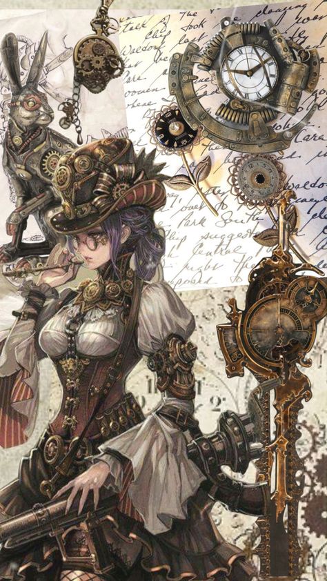 #myfirstshuffle Dark Steampunk Art, Magic Steampunk, Dark Steampunk, Steampunk Drawing, Steampunk Circus, Steampunk Witch, Steampunk Aesthetic, Steampunk Couture, Harley Quinn Artwork