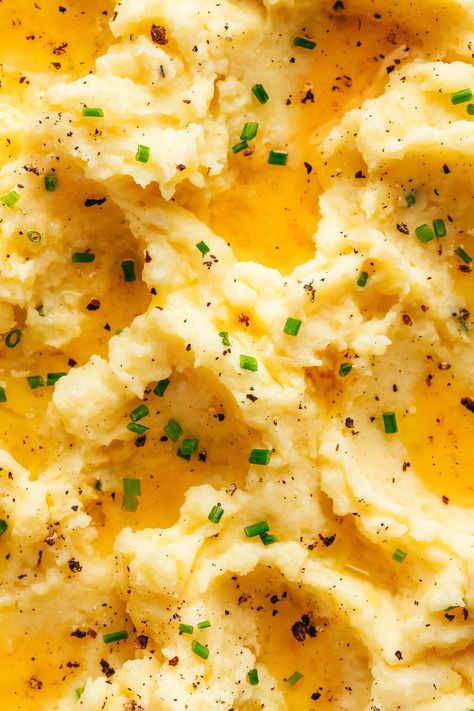 Brown Butter Mashed Potatoes | Gimme Some Oven Brown Butter Mashed Potatoes, Butter Mashed Potatoes, Butter Potatoes, Parmesan Cheese Potatoes, Riced Veggies, Gimme Some Oven, Making Mashed Potatoes, Best Butter, Mashed Potato Recipes