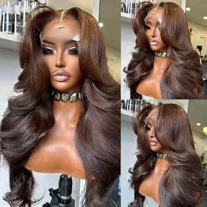 Body Wave Lace Front Wigs, Auburn Brown, Glueless Wigs, Lace Front Wigs Human Hair, Natural Hair Styles Easy, Wigs Human Hair, Body Wave Wig, Brown Wig, Hair Crush