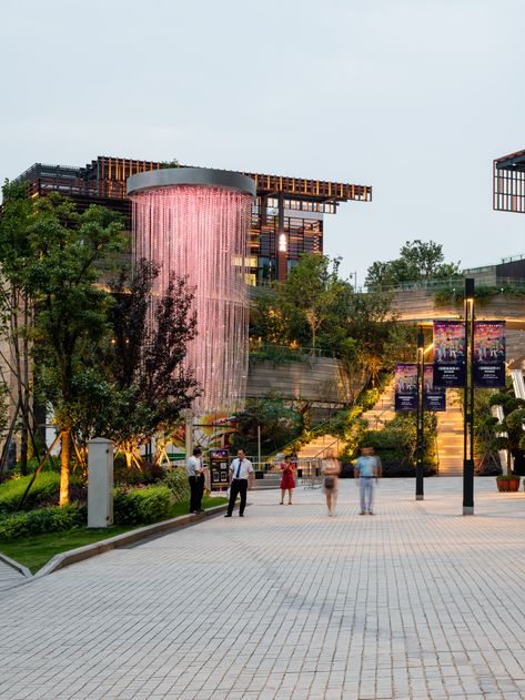 Wuhan North Pavilion Opens | 5+Design Urban Plaza, Urban Landscaping, Shopping Village, Sky Bridge, Retail Park, Commercial Street, Sustainable Community, Community Space, Outside World