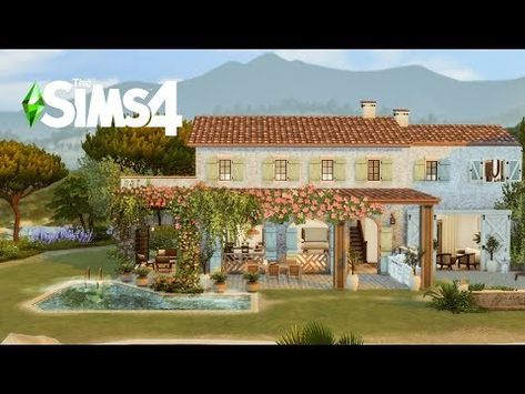 Rifugio Dei Pirati | Italian countryside villa Tartosa Sims 4, Italian Style Home, Tropical Trees, Italian House, Italian Home, Italian Countryside, Tropical Tree, Italian Garden, Sims Community