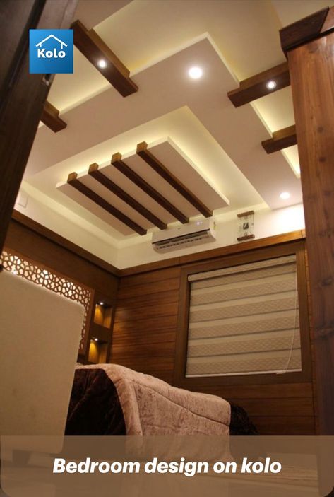 bedroom, koloapp, kerala, ceiling, interior, homedecor, furniture Siling Light Design Living Room Simple, Siling Dijain Wood, Wooden Ceiling Design Bedroom Modern, Siling Light Design Bedroom, House Ceiling Design Hall, Pvc Bedroom Design, Siling Light Design, Modern Bedroom False Ceiling Design, Kitchen Ceiling Design