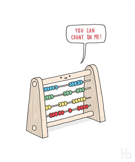 Count on me Punny Puns, Punny Cards, Love Puns, Cute Puns, Pun Card, E Mc2, Funny Illustration, Jaco, E Card