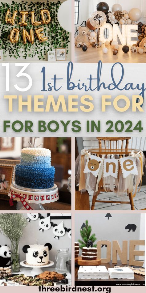 From Pirates to Superheroes: A Journey Through Boyhood in First Birthday Themes - This Little Nest Best Birthday Themes, Boy Birthday Themes, First Birthday Theme Boy, 1 Year Birthday Party Ideas, 1st Birthday Boy Themes, Baby Boy Birthday Themes, Neutral Birthday, Baby First Birthday Themes, Boys First Birthday