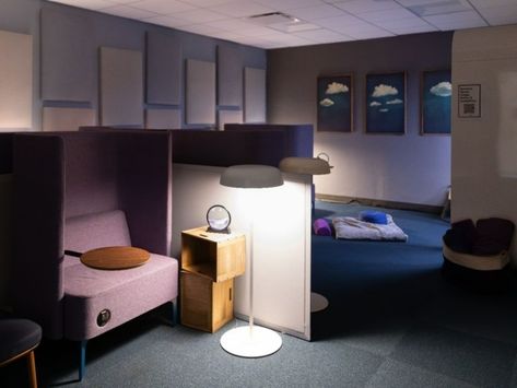 NYU Libraries Opens Low-sensory Room for Neurodiverse Students and Others Who Benefit From a Calming Environment Low Sensory Room, Nyu Library, Bobst Library, Calming Environment, American Library Association, Sensory Rooms, Quiet Room, Library Room, Sensory Room