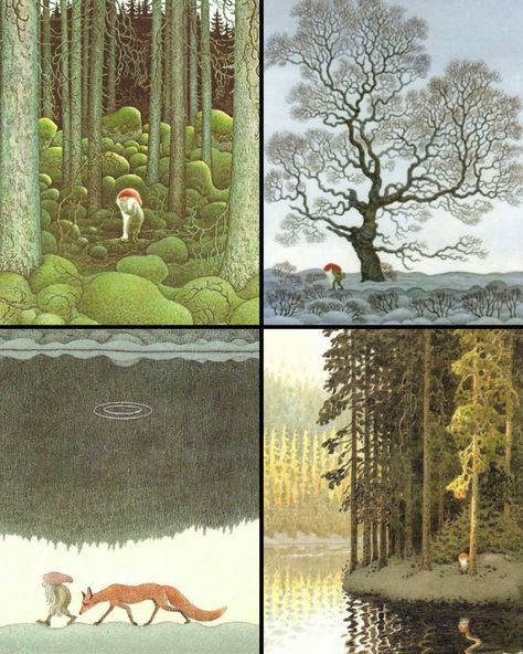 Lennart Helje, Swedish Folklore, Scandinavian Folklore, Beautiful Forest, Forest Landscape, Short Film, Forest, Illustrations, On Twitter