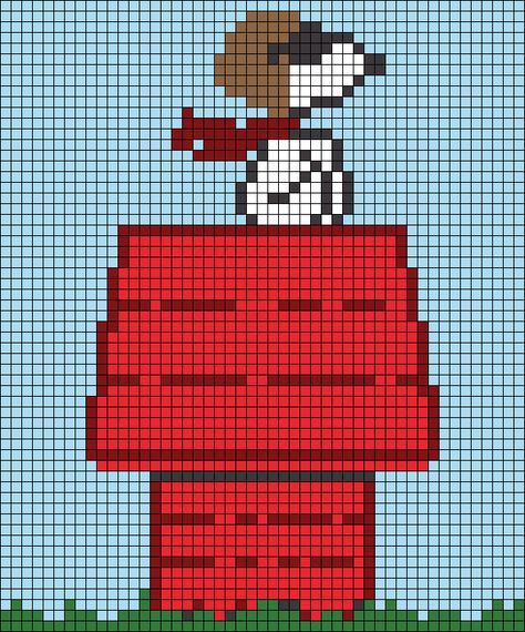 Alpha pattern #66526 | BraceletBook Snoopy Crochet Grid, Snoopy Perler Bead Pattern, Snoopy Grid Pattern, Snoopy Pixel Grid, Tapresty Crochet Alpha Patterns, Alpha Pixel Art, Snoopy Alpha Pattern, Snoopy Knitting, Snoopy Cross Stitch Pattern