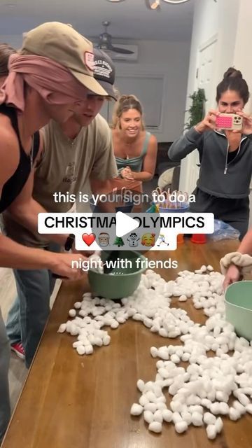 Britnee Kent on Instagram: "we hosted a Christmas Olympics + it’s going to be an annual tradition now! So freaking fun!! Save this post + send it to someone you want to do this with!" Christmas Olympics, Britnee Kent, Holiday Routine, Xmas Games, Maria Shriver, Holiday Games, Sports Day, Spirit Week, Send It