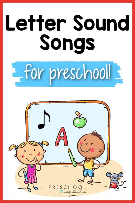 Space Songs For Kids, Alphabet Sounds Song, Letter Sound Song, Songs Preschool, Preschool Inspirations, Alphabet Sound, Teaching Sound, Letter Sounds Preschool, Teaching Kids Letters