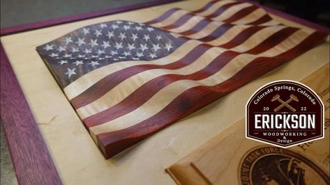 Wavy American Flag Plaque Wood Flag Diy, Wavy Wood, American Flag Diy, Wood Flags, Wavy Flag, Flag Diy, Wood Repair, Wood Flag, Pallet Outdoor