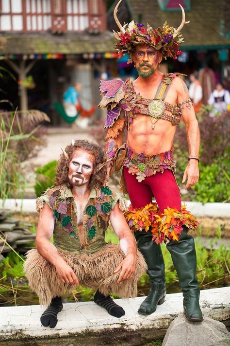 New York Renaissance Faire. Mens Fantasy Costume, Fair Outfit Ideas, Satyr Costume, Faun Costume, Faerie Costume, Fair Outfit, Male Fairy, Ren Faire Costume, Fantasy Fest