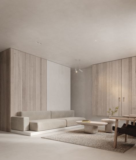 Neutral, Modern-Minimalist Interior Design: 4 Examples That Masterfully Show Us How Modern Minimalist Interior Design, Minimalist Dekor, Interior Design Minimalist, Interior Minimalista, Minimalist Home Interior, Contemporary Furniture Design, Minimalist Interior Design, Teenage Bedroom, Minimalism Interior