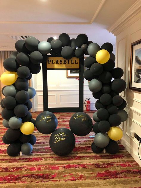 Broadway Themed Bachelorette Party, Musical Theatre Birthday Party, Broadway Themed Party, Broadway Musicals Party, Hamilton Party, Musical Birthday Party, Luca Birthday, Broadway Theme, Homecoming Decorations