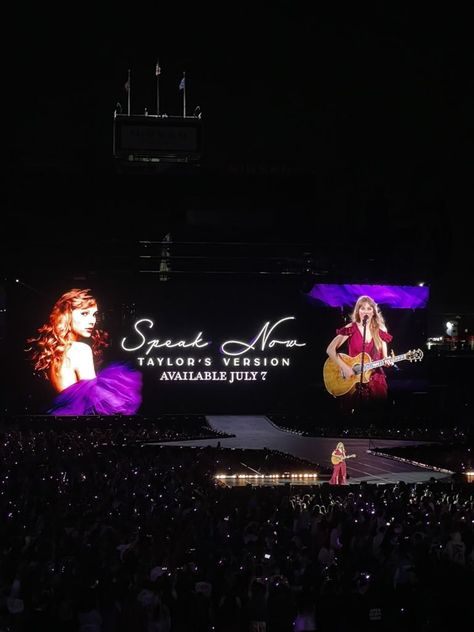 Taylor Swift Nashville Night One, Eras Tour Nashville Night One, Taylor Swift Nashville, Taylors Version, Taylor Swift The Eras Tour, Speak Now, Wish You Are Here, + Core + Aesthetic, Digital Diary