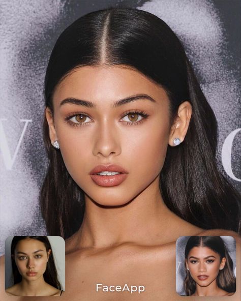 Celebrities Mixed Faces, Face Claims Mixed, Face App Celebrities Mixed, Celebrity Face Morph, Face Morph Celebrity, Adriana Lima Natural Face, Cindy Kimberly Face Morph, Madison Beer Megan Fox Face Morph, Eyebrows Goals