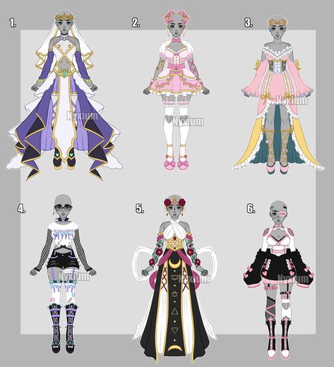 Outfit Adoptables Female, Adoptable Outfit Female, Fantasy Adoptable Outfits, Adoptable Clothes, Outfit Adoptables, Outfit Adopts, Adoptable Outfit, Outfit Reference, Fantasy Clothes