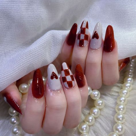 Nail Model, Red Theme, Anime Nails, Red Nail, Nail Tattoo, Dark Nails, Fire Nails, Aesthetic Design, Red Nails