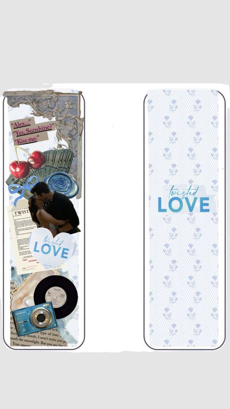 Twisted love bookmark Twisted Love Bookmark, Twisted Love, I'm Just A Girl, Kiss Me, Just A Girl, Twist, Writing, Books