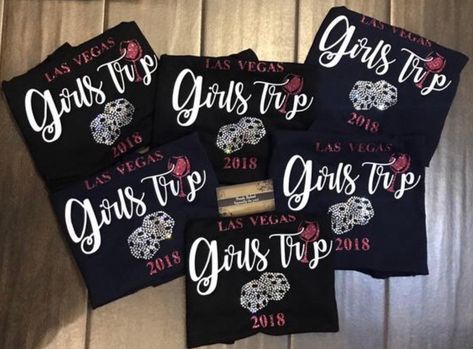 Bling Las Vegas Girls Trip 2019 Shirt Women's New York | Etsy Las Vegas Girls Trip, Vegas Ideas, Las Vegas Girls, Vegas Girls Trip, Vegas Birthday, Birthday Squad Shirts, Girls Trip Gifts, Travel Tshirt, Cricut Shirts