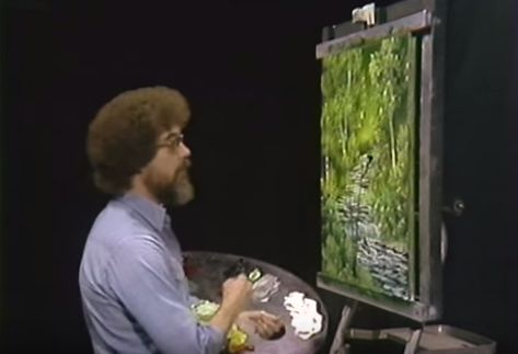 Bob Ross Painting Videos, Bob Ross Youtube, Robert Ross, Bob Ross Art, Cute Bob Haircuts, Coloring Painting, Oil Painting Lessons, Bob Ross Paintings, Water Coloring