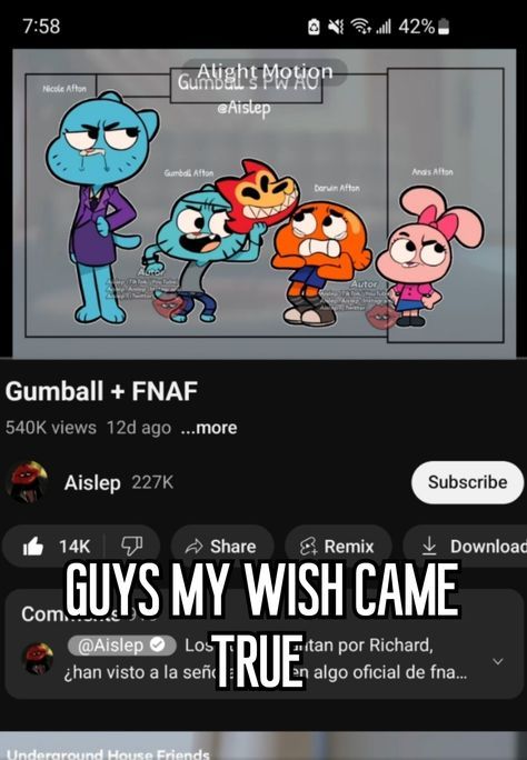 Fandom Crossover Fnaf, Gumball Characters, Tawog Fanart, Create Pin, Amazing Gumball, I Don't Understand, Fnaf Stuff, Fandom Crossover, Fnaf Memes